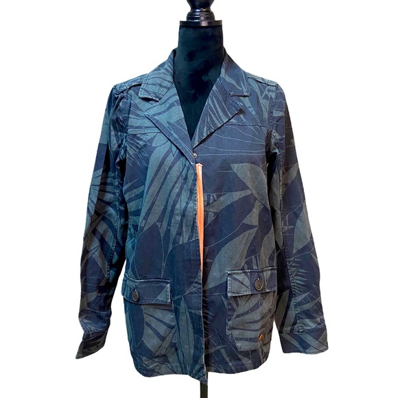 Roxy Leaf Print Utility Jacket